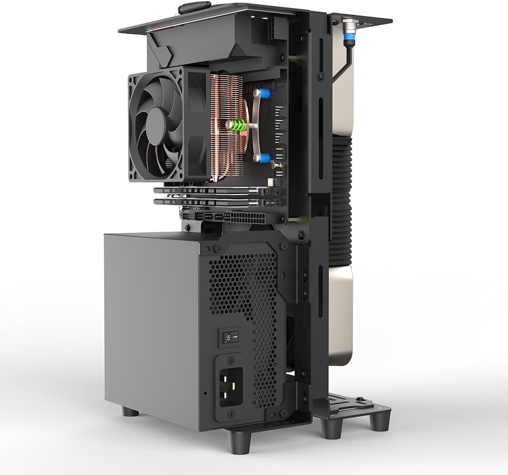 PC Creative Assembly Frame Test Bench，DIY Computer Case PC Frame Desktop Chassis Rack Stand Open Air Testbench Fits ATX ITX M-ATX Motherboard (ITX)