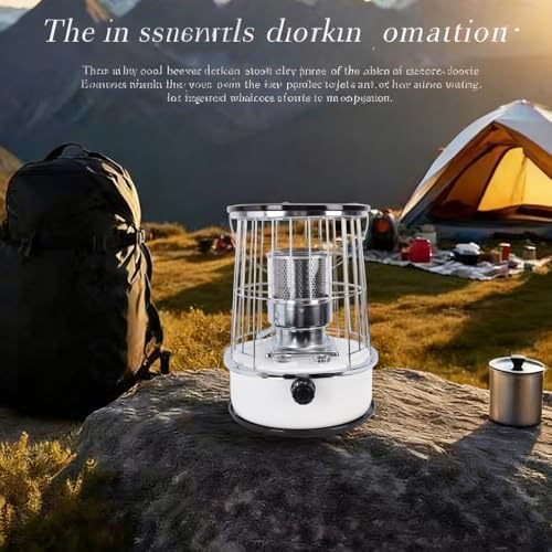 Luocute Portable Kerosene Heater, 10000BTU / H Indoor Outdoor Space Heater with Anti Tipping Guard