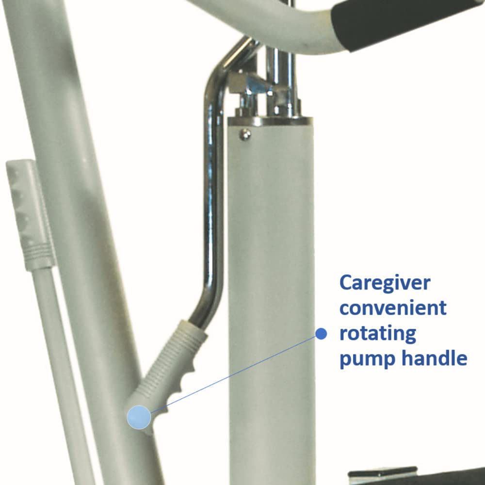 Invacare Sit to Stand Lift for elderly, Hydraulic Stand Assist Lift Aid for Patient, Lift Assist Transfer Device for Elderly Seniors