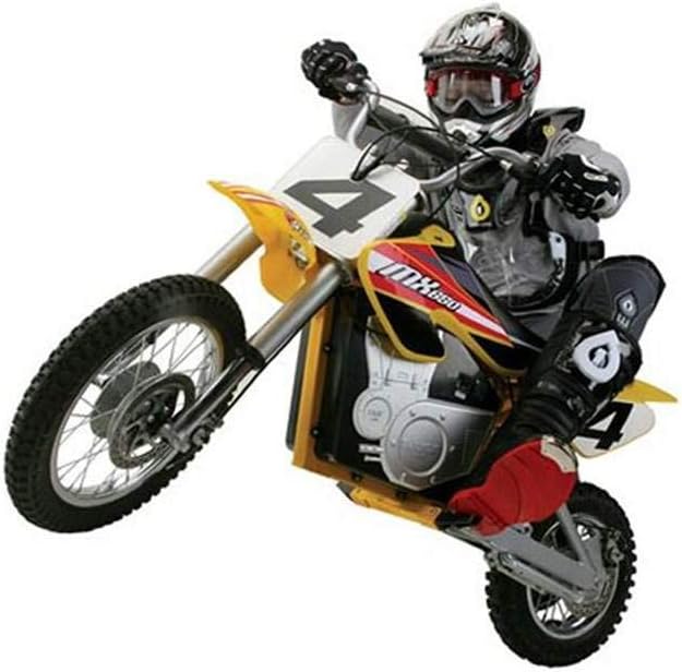 Razor MX650 Dirt Rocket Off-Road Motocross Bike – 36V Electric Ride-On, Up to 17 mph, Dual Suspension, Hand-Operated Dual Brakes