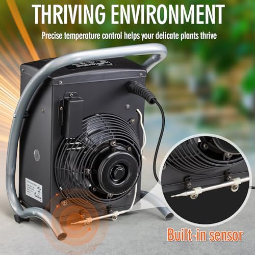 DR. INFRARED HEATER DR218-1500W Greenhouse Garage Workshop Infrared Heater, 1500-watt