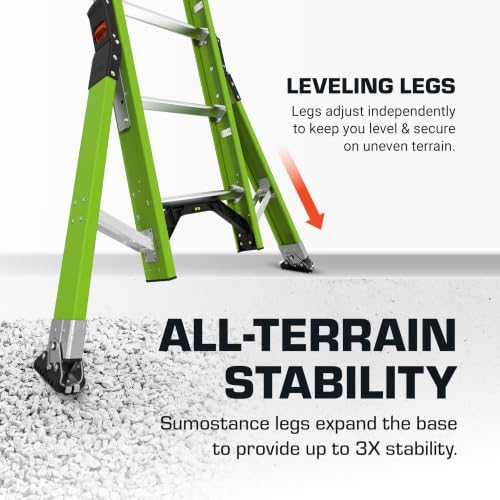 Little Giant SumoStance, 16 ft Extension Ladder, 18816