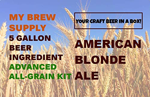 American Blonde Ale Advanced Homebrew All Grain 5 Gallon Beer Ingredient Recipe Kit by My Brew Supply