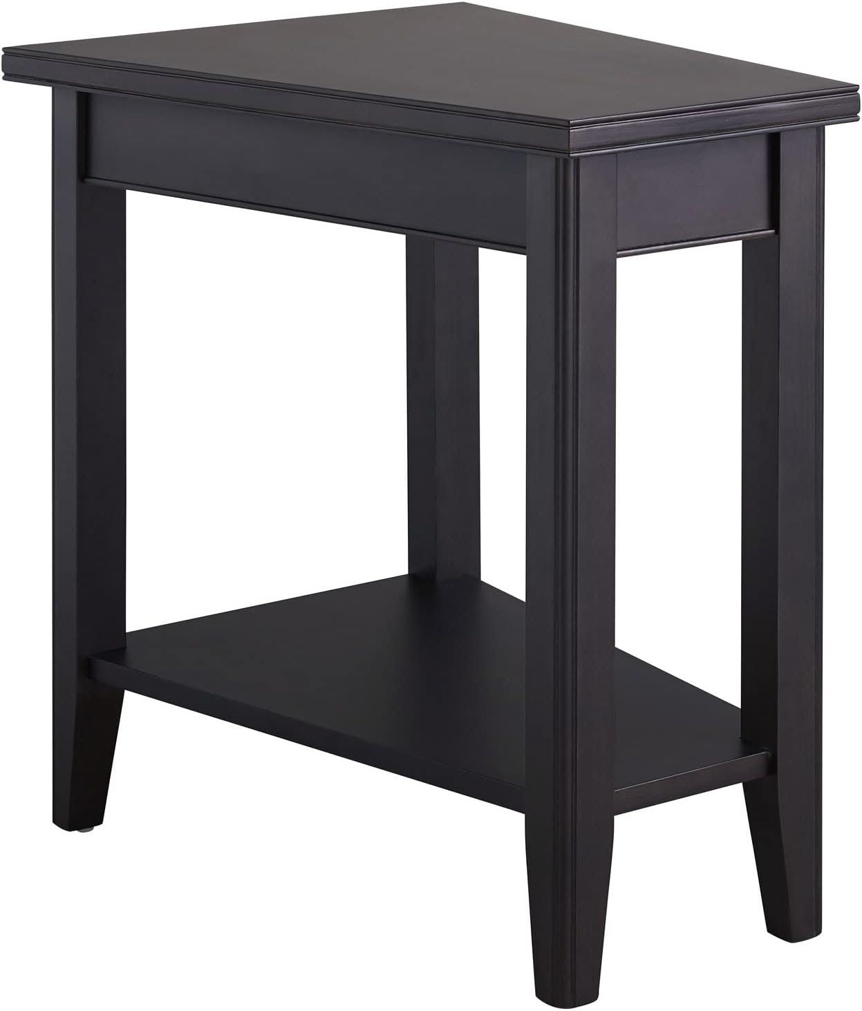 Leick Home Delton Wedge End Table, 17", Sienna