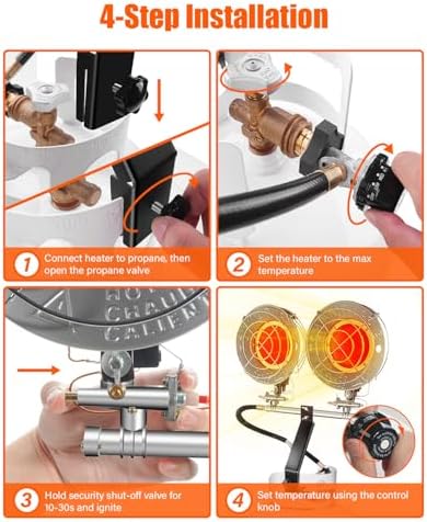 30000 BTU Portable Propane Heaters for Indoor Outdoor Use
