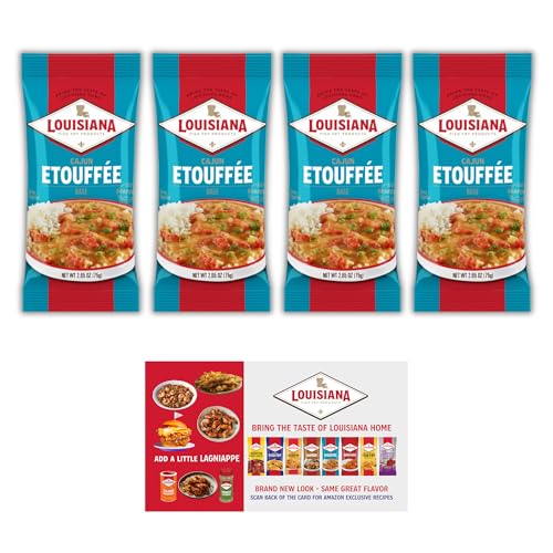 Louisiana Fish Fry Cajun Etouffee Base, 2.65 oz - Pack of 4