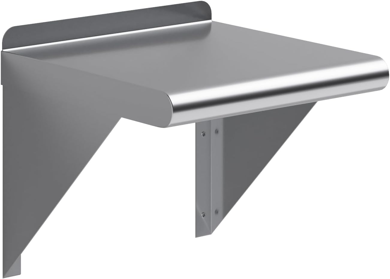 AmGood 24" Long X 18" Deep Stainless Steel Wall Shelf | NSF Certified | Appliance & Equipment Metal Shelving | Kitchen, Restaurant, Garage, Laundry, Utility Room