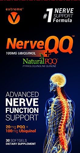 NerveQQ Ultra Advanced Formula Neuropathy Support - #1 Recommended Nerve Growth Factor (NGF) Health and Function. 100mg of Ubiquinol (QH) Plus