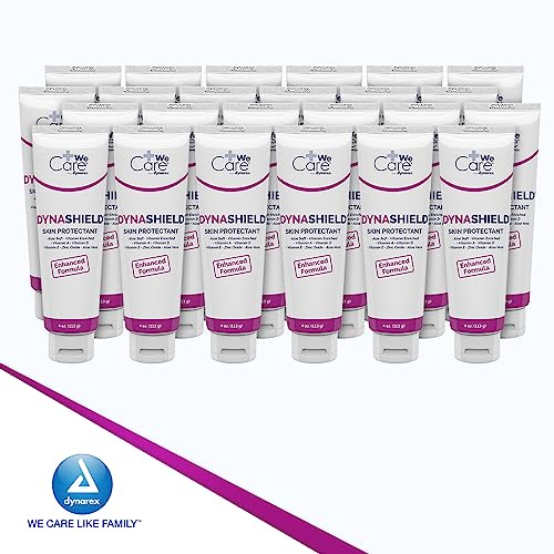 Dynarex DynaShield Skin Protectant Barrier Cream - Zinc Oxide Cream with Vitamins A, D, E, Aloe Vera - Protective Ointment