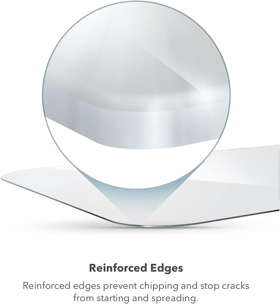 ZAGG Glass Elite VisionGuard+ Screen Protector - iPhone 12 Mini - Impact Protection, Scratch, Fingerprint, Smudge, InvisibleShield, Oil Resistant