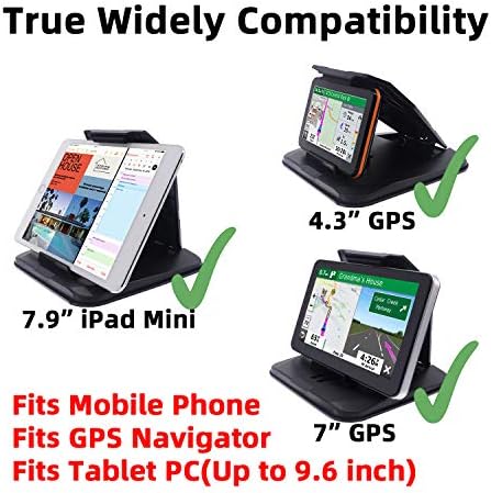 Dashboard GPS Phone Tablet PC Navigation Mount Holder Universal Fit