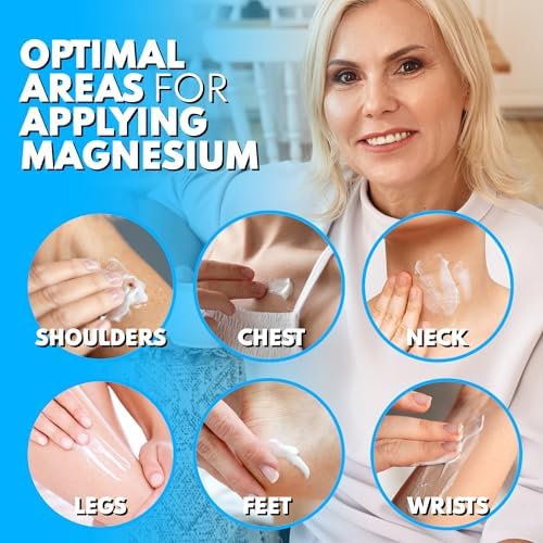 VAL Lombardi Magnesium Lotion, Nighttime Zechstein Magnesium Chloride Cream, Hydrating, Fast-Absorbing, Topical Magnesium for Feet, Legs, Arms, Chest - 4 Ounce (Pack of 1)