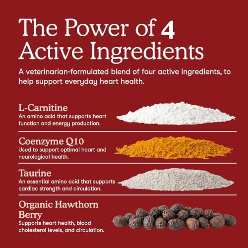 Fera Pets Heart Supplement - Taurine for Dogs & Cats, 60 Capsules