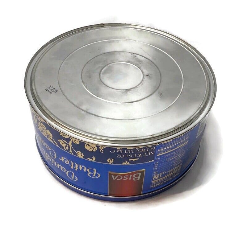 Bisca Danish Butter Cookies 64 oz (1 Tin)