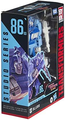 Transformers Toys Studio Series 86-03 Deluxe Class The The Movie 1986 Blurr Action Figure - Ages 8 and Up, 4.5-inch