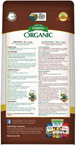 Espoma Organic Plant-Tone 5-3-3 Natural & Organic All Purpose Plant Food, 4 lb. Bag, The Original Organic Fertilizer for All Flowers, Vegetables