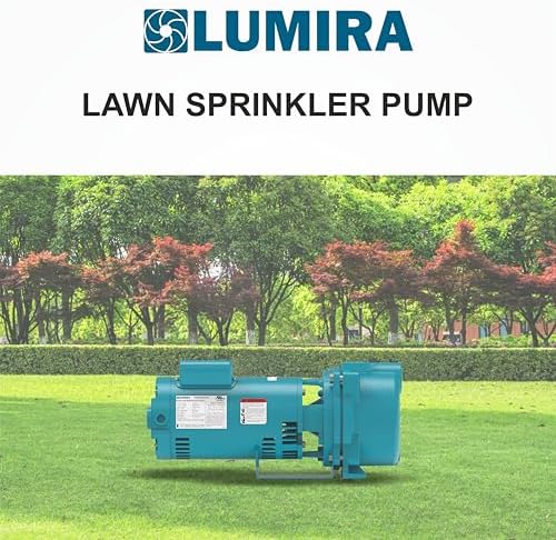 2 HP, 83 GPM, Lawn/Irrigation/Garden Sprinkler Pump, Cast Iron, 230V Single Phase