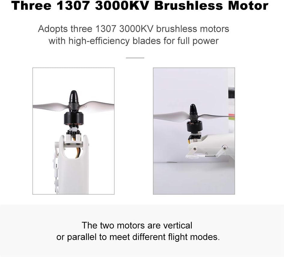 GoolRC WLtoys XK X450 RC Airplane, 2.4GHz Remote Control Airplane, 6 Channel Brushless Motor Aircraft
