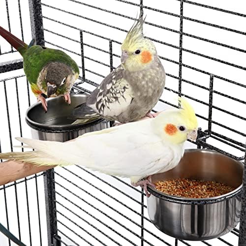 Yaheetech 68-inch Rolling Play Top Large Parrot Bird Cage for African Grey Cockatiel Conure Lovebird Parakeet Budgie