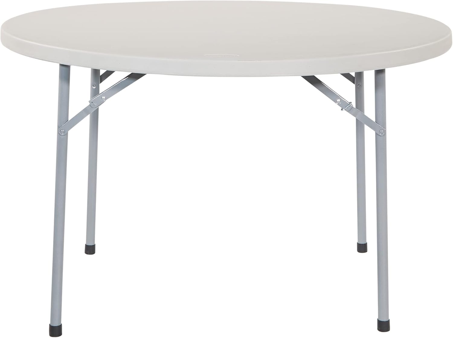 Office Star Resin Multipurpose Round Table, 4-Feet, Grey