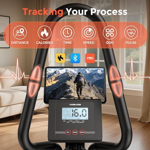 YOSUDA Elliptical Exercise Machine, Compact Elliptical with 45° Incline | 3-in-1 (Elliptical + Cardio Climber + Stair Stepper) Elliptical