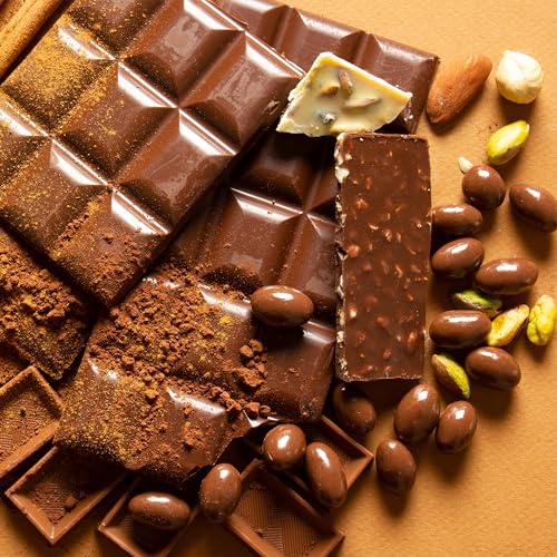 Yupik 60% Dark Chocolate Covered Almonds, 2.2 lb (35.2 oz), Kosher, Whole Nuts, Almonds Dipped in Chocolate, Crunchy & Smooth, Dark Chocolate Candy, Classic Sweet Snacks