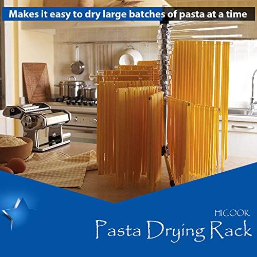Pasta Drying Rack Collapsible Spaghetti Dryer Stand Noodles Drying Holder Hanging Rack Tall Spaghetti Noodle Dryer Stand Pasta-Tree