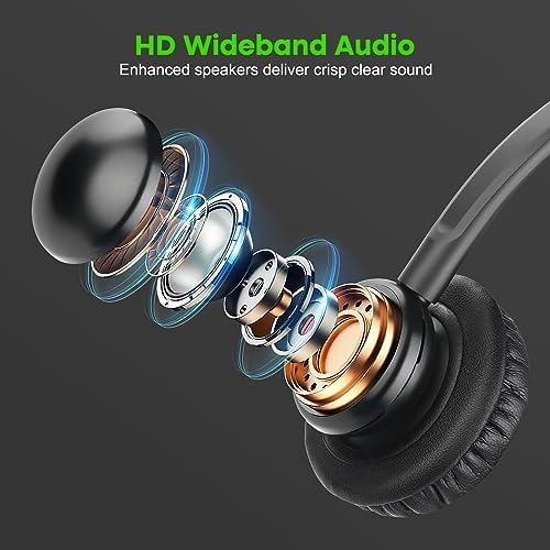 MAIRDI Telephone Headset with Microphone Noise Canceling