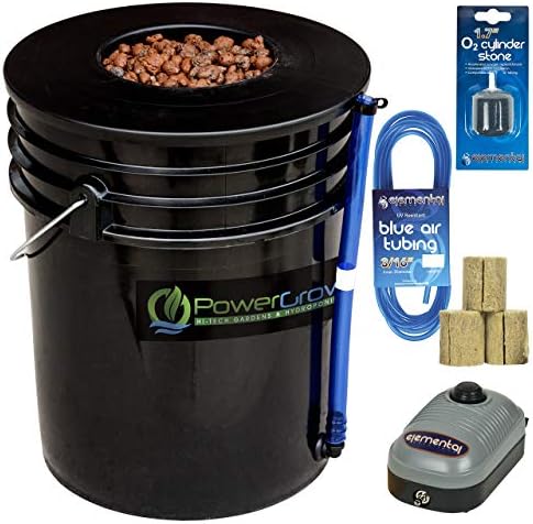 Deep Water Culture (DWC) Hydroponic Bucket Kit 5 Gallon, 6 inch