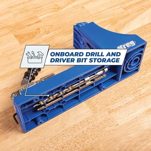 Kreg K4 System - With R3 Jig, Drilling Guide & Dust Collection - Adjustable