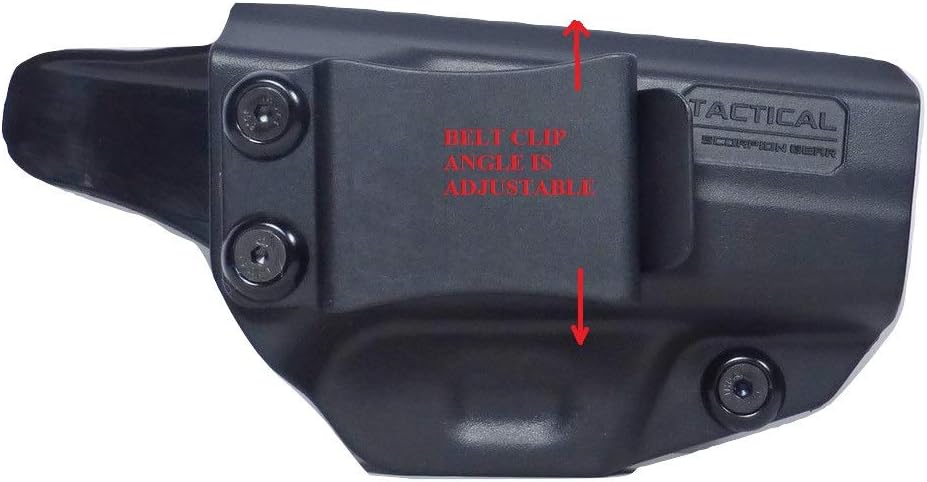 Tactical Scorpion Gear Polymer Concealed (IWB) | Adj. Cant & Retention | Inside Pants Holster: Fits Taurus Millennium G2 PT111 PT132 PT138 PT140