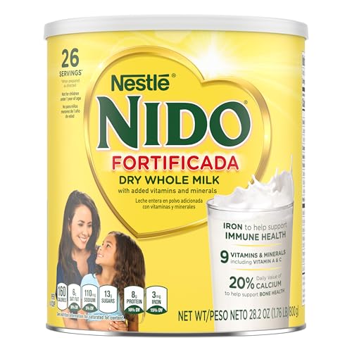Nestle Nido Fortificada Whole Milk Powder, 28.1 Oz
