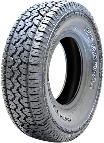 GT Radial Adventuro AT3 P265/70R17 113T | Truck/SUV All Terrain All Season Traction 113T Rated Standard Load Radial Construction Outlined White