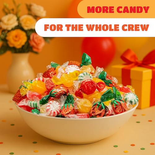 Hard Candy Assortment, Old Fashioned Candy Individually Wrapped - 2 Lb Pack