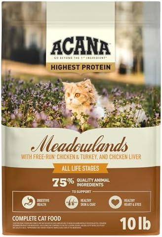 ACANA Grain-Free Dry Cat Food Meadowlands Recipe 4lb Bag