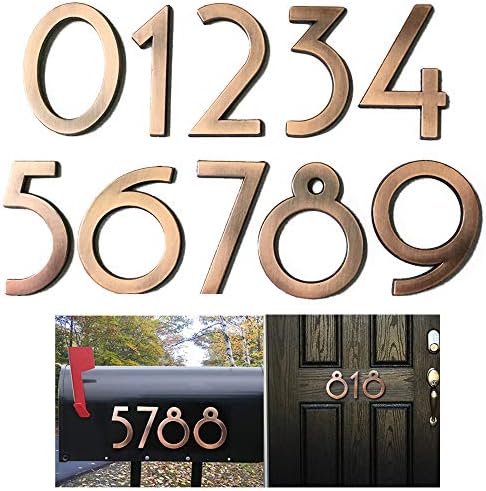 20 Pack Mailbox Numbers 0-9, 2.76 Inch High, Door Address Numbers Stickers for Apartment, House, Room, Office, Cars, Trucks