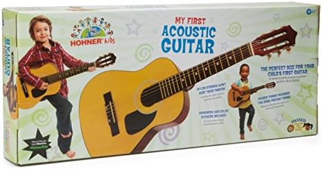 HOHNER 6 String Acoustic Guitar, Right Handed, Natural (HAG250P)