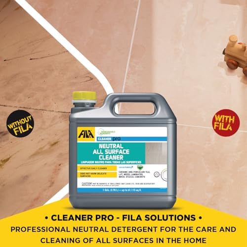 FILA Surface Care Solutions, CLEANER PRO, Neutral All Purpose Cleaner, Highly Concentrated - Up to 40 Washes, 1 QT