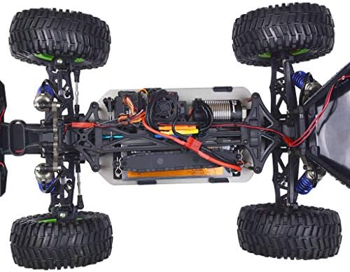 1/10 Scale 4WD RC Cars for Adults Brushless,Max 43 MPH Off-Road Fast RC Cars,Off-Road Remote Control Trucks (Green)