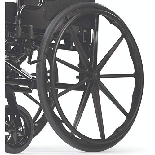 The Aftermarket Group Wheelchair Tire, Low Profile Urethane Foam, Pyramid Shape, Grey, 24" x 1", TAG141001