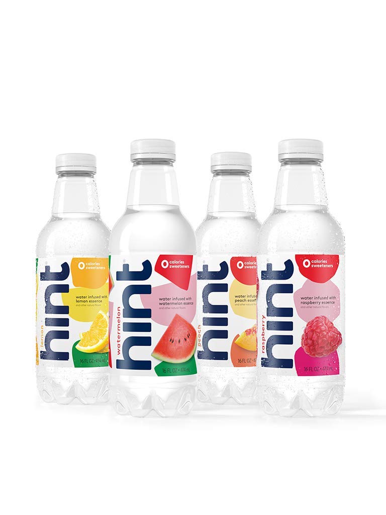 Hint Flavored Water Zero Sugar 0 Calories - Pineapple 16 FL Oz (12 pack) | Crisp, refreshing water, fruit flavors. 0 calories, 0 sugar, 0 sweeteners. Hydration for wellness. Gluten-free, Kosher, Vegan