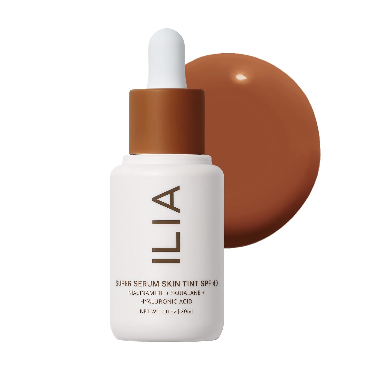 ILIA - Super Serum Skin Tint SPF 40 (Diaz ST7, 1 fl oz | 30 ml)