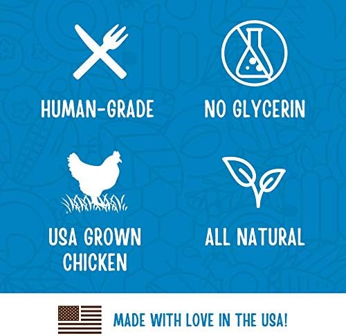 Full Moon® Chicken Fillet Dog Treats 48 oz | Human Grade, No corn, No wheat, No soy, Glycerin Free, Made in the USA