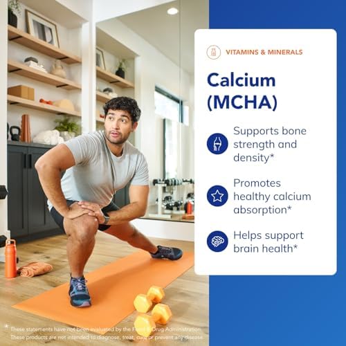 Pure Encapsulations Calcium MCHA | Hypoallergenic Supplement to Support Bones* | 180 Capsules | Hypoallergenic Supplement to Support Bones*