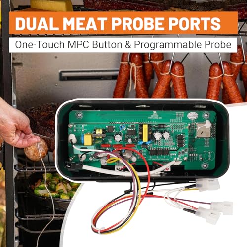 Upgrade Digital PID WiFi Control Board 80147 Compatible with Pit Boss Pro Series 4 & Pro Series II 4-Series Vertical Wood Pellet Smoker -Replacement PBV4PS2 Model | 5-in-1 Cooking