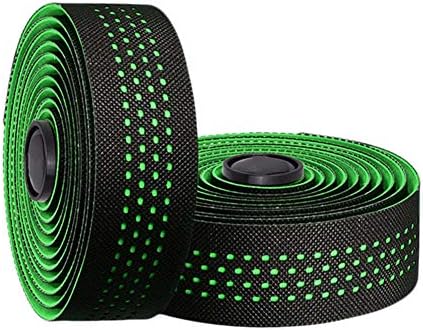 Tvoip 2 Rolls Soft Road Bike Bicycle Handlebar Cork EVA PU Bar Tape Professional Cycling Damping Anti-Vibration Wrap