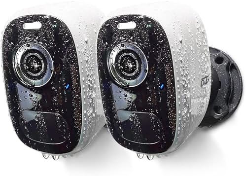 DCT Magnetic Security Camera Outdoor: See Who at Door in 2K - 10s No-Drill