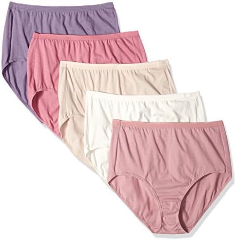 Just My Size 5-pack Cotton High Brief Underwear