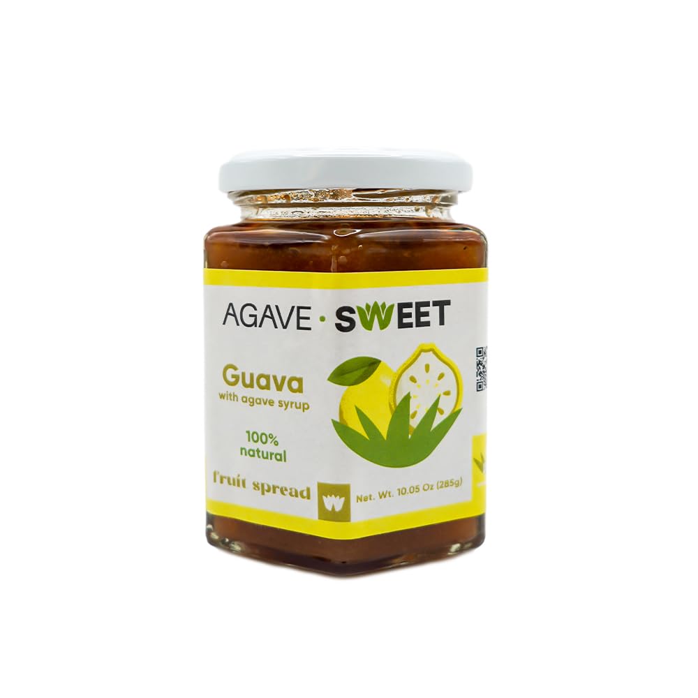 Agave Sweet Mango Fruit Spread with Agave Syrup No Sugar Fruit Spread 10 oz