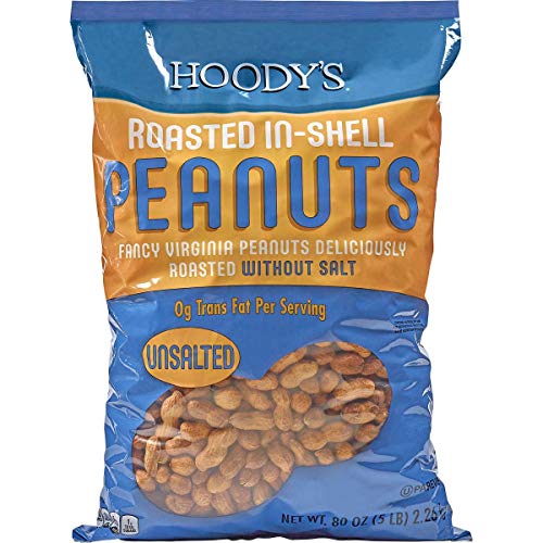 Hoody's In-Shell Classic Roast Peanuts Unsalted-5 lbs (1) - SET OF 3